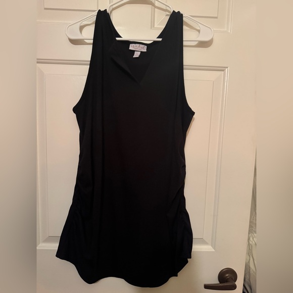 ISABEL MATERNITY by Ingrid & Isabel Tunic Ribbed Black womens size XXL - Picture 1 of 7